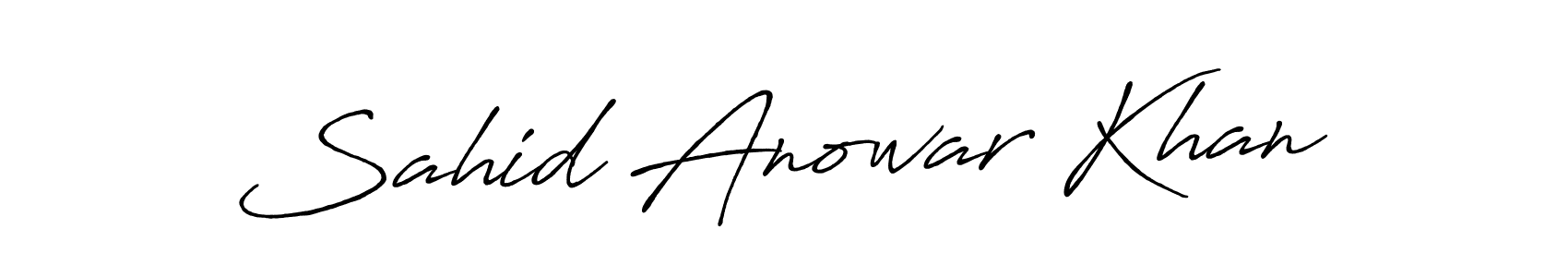 You should practise on your own different ways (Antro_Vectra_Bolder) to write your name (Sahid Anowar Khan) in signature. don't let someone else do it for you. Sahid Anowar Khan signature style 7 images and pictures png