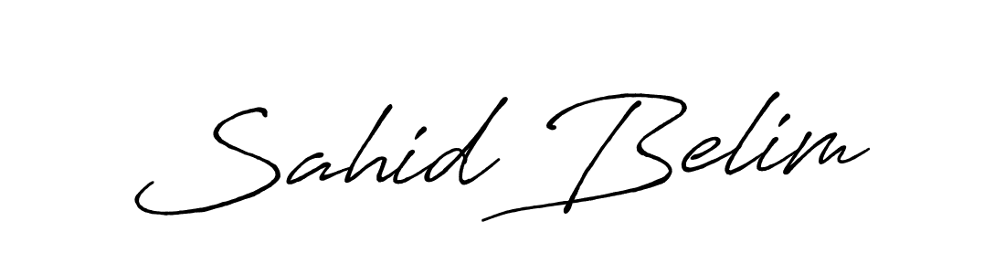Make a beautiful signature design for name Sahid Belim. Use this online signature maker to create a handwritten signature for free. Sahid Belim signature style 7 images and pictures png