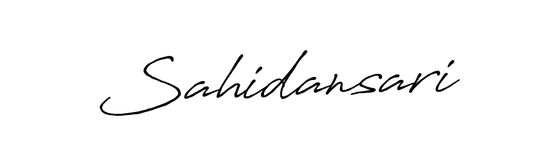 How to Draw Sahidansari signature style? Antro_Vectra_Bolder is a latest design signature styles for name Sahidansari. Sahidansari signature style 7 images and pictures png