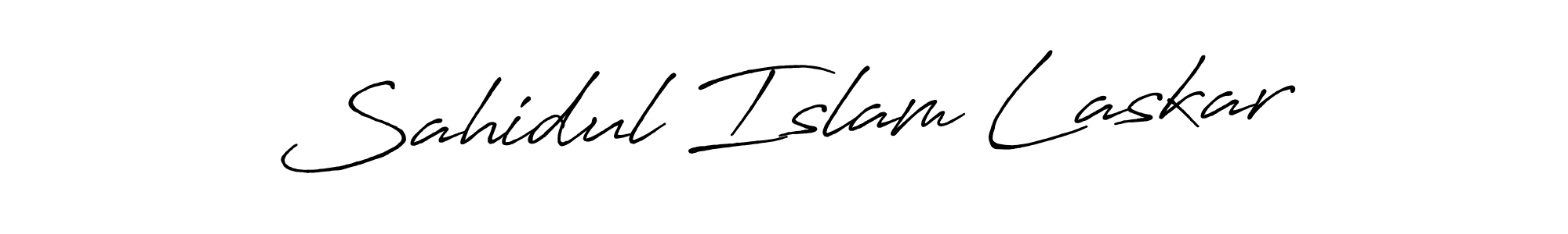 Antro_Vectra_Bolder is a professional signature style that is perfect for those who want to add a touch of class to their signature. It is also a great choice for those who want to make their signature more unique. Get Sahidul Islam Laskar name to fancy signature for free. Sahidul Islam Laskar signature style 7 images and pictures png