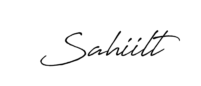 It looks lik you need a new signature style for name Sahiilt. Design unique handwritten (Antro_Vectra_Bolder) signature with our free signature maker in just a few clicks. Sahiilt signature style 7 images and pictures png