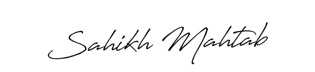 You can use this online signature creator to create a handwritten signature for the name Sahikh Mahtab. This is the best online autograph maker. Sahikh Mahtab signature style 7 images and pictures png