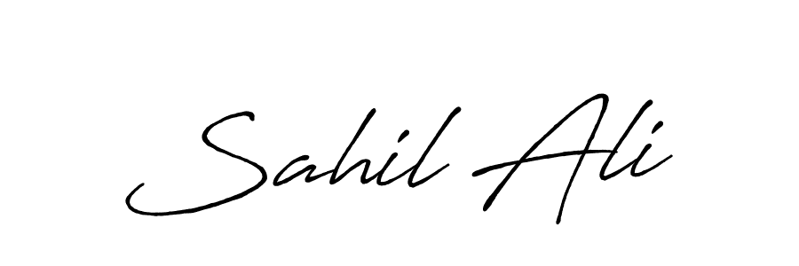 Similarly Antro_Vectra_Bolder is the best handwritten signature design. Signature creator online .You can use it as an online autograph creator for name Sahil Ali. Sahil Ali signature style 7 images and pictures png