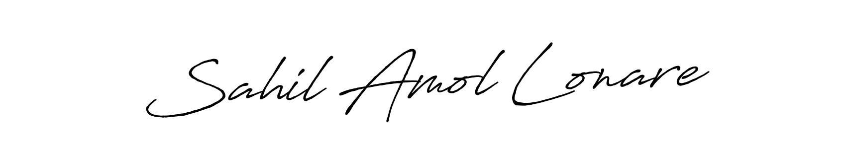 Make a short Sahil Amol Lonare signature style. Manage your documents anywhere anytime using Antro_Vectra_Bolder. Create and add eSignatures, submit forms, share and send files easily. Sahil Amol Lonare signature style 7 images and pictures png