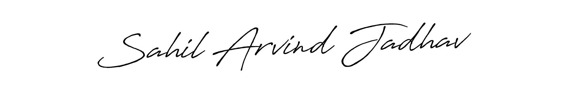 It looks lik you need a new signature style for name Sahil Arvind Jadhav. Design unique handwritten (Antro_Vectra_Bolder) signature with our free signature maker in just a few clicks. Sahil Arvind Jadhav signature style 7 images and pictures png