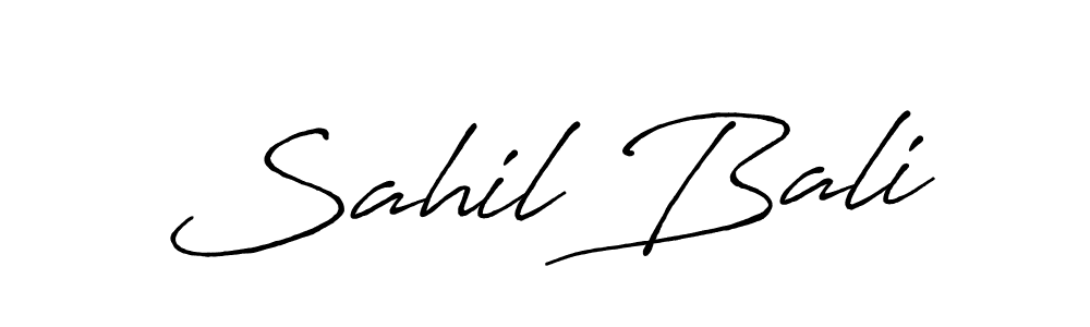 Best and Professional Signature Style for Sahil Bali. Antro_Vectra_Bolder Best Signature Style Collection. Sahil Bali signature style 7 images and pictures png