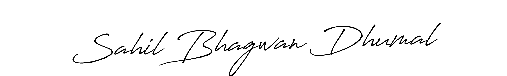 How to Draw Sahil Bhagwan Dhumal signature style? Antro_Vectra_Bolder is a latest design signature styles for name Sahil Bhagwan Dhumal. Sahil Bhagwan Dhumal signature style 7 images and pictures png