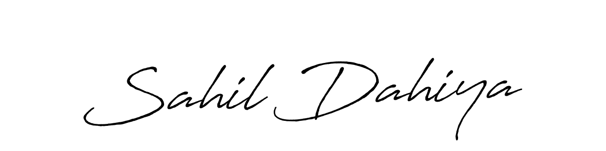 You can use this online signature creator to create a handwritten signature for the name Sahil Dahiya. This is the best online autograph maker. Sahil Dahiya signature style 7 images and pictures png