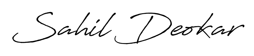 It looks like you need a new signature style for name Sahil Deokar. Design unique handwritten (Antro_Vectra_Bolder) signature with our free signature maker in just a few clicks. Sahil Deokar signature style 7 images and pictures png