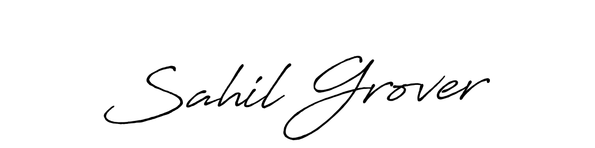 You should practise on your own different ways (Antro_Vectra_Bolder) to write your name (Sahil Grover) in signature. don't let someone else do it for you. Sahil Grover signature style 7 images and pictures png