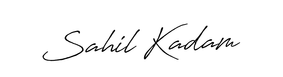 Make a beautiful signature design for name Sahil Kadam. Use this online signature maker to create a handwritten signature for free. Sahil Kadam signature style 7 images and pictures png