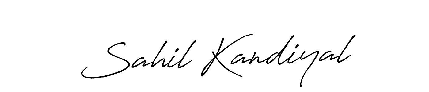 if you are searching for the best signature style for your name Sahil Kandiyal. so please give up your signature search. here we have designed multiple signature styles  using Antro_Vectra_Bolder. Sahil Kandiyal signature style 7 images and pictures png