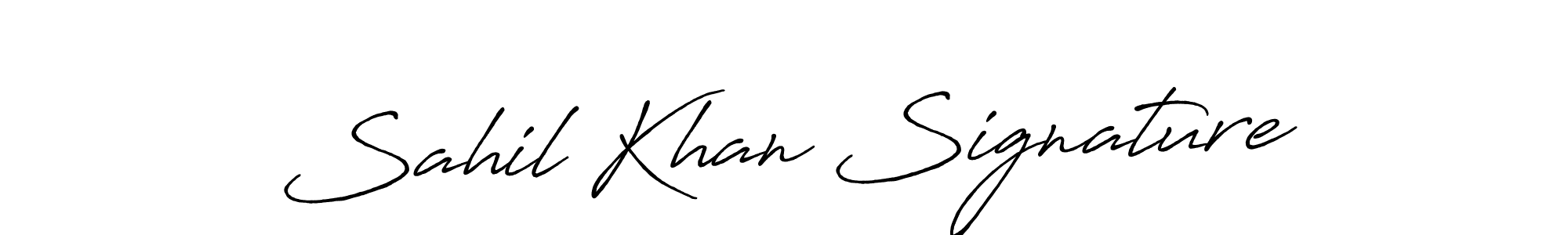 Make a beautiful signature design for name Sahil Khan Signature. Use this online signature maker to create a handwritten signature for free. Sahil Khan Signature signature style 7 images and pictures png