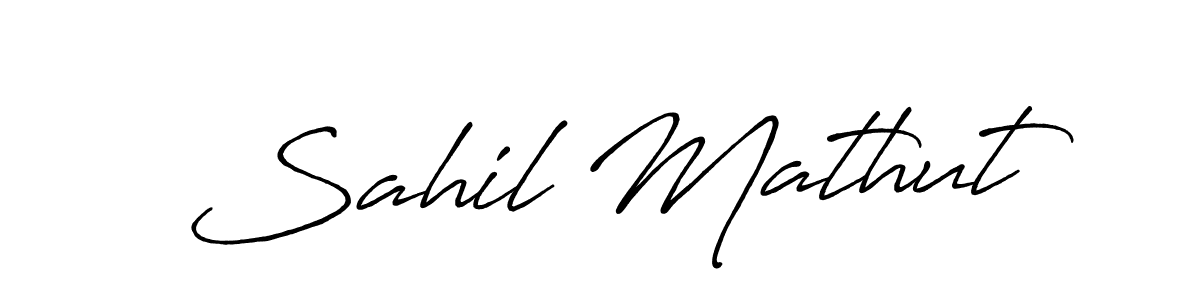 Check out images of Autograph of Sahil Mathut name. Actor Sahil Mathut Signature Style. Antro_Vectra_Bolder is a professional sign style online. Sahil Mathut signature style 7 images and pictures png