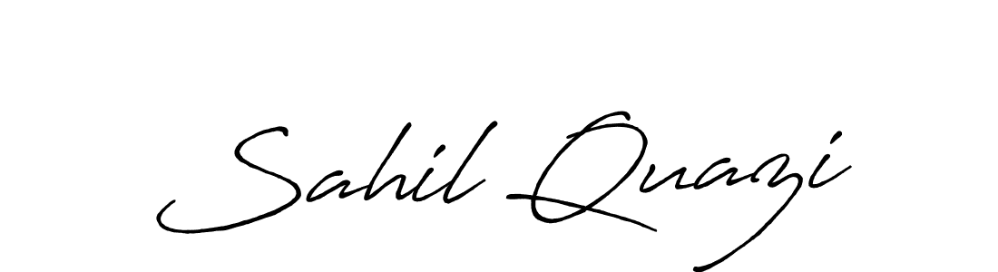 Make a beautiful signature design for name Sahil Quazi. Use this online signature maker to create a handwritten signature for free. Sahil Quazi signature style 7 images and pictures png