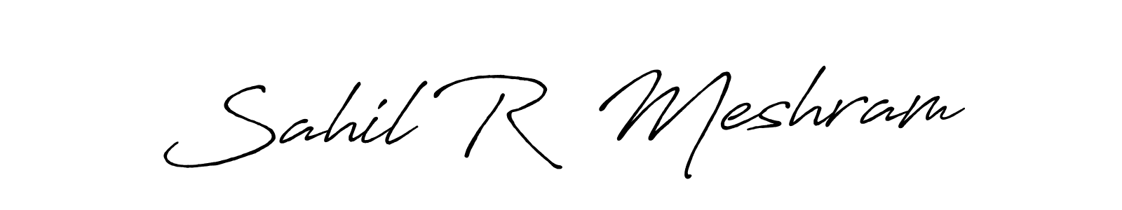 Here are the top 10 professional signature styles for the name Sahil R  Meshram. These are the best autograph styles you can use for your name. Sahil R  Meshram signature style 7 images and pictures png