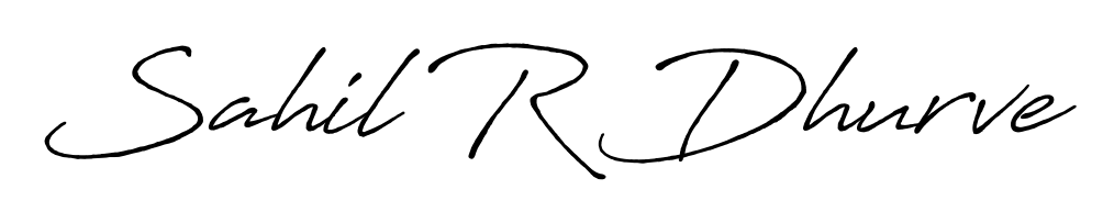How to make Sahil R Dhurve signature? Antro_Vectra_Bolder is a professional autograph style. Create handwritten signature for Sahil R Dhurve name. Sahil R Dhurve signature style 7 images and pictures png