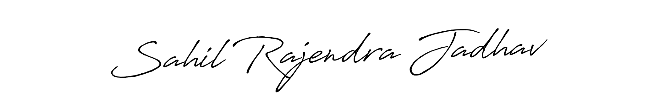 Also You can easily find your signature by using the search form. We will create Sahil Rajendra Jadhav name handwritten signature images for you free of cost using Antro_Vectra_Bolder sign style. Sahil Rajendra Jadhav signature style 7 images and pictures png