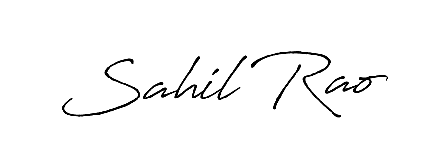 Also You can easily find your signature by using the search form. We will create Sahil Rao name handwritten signature images for you free of cost using Antro_Vectra_Bolder sign style. Sahil Rao signature style 7 images and pictures png