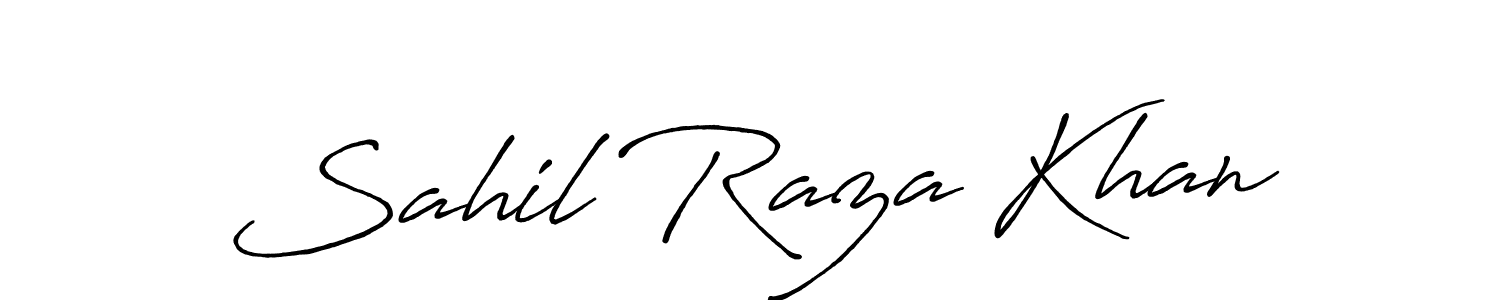 How to make Sahil Raza Khan signature? Antro_Vectra_Bolder is a professional autograph style. Create handwritten signature for Sahil Raza Khan name. Sahil Raza Khan signature style 7 images and pictures png