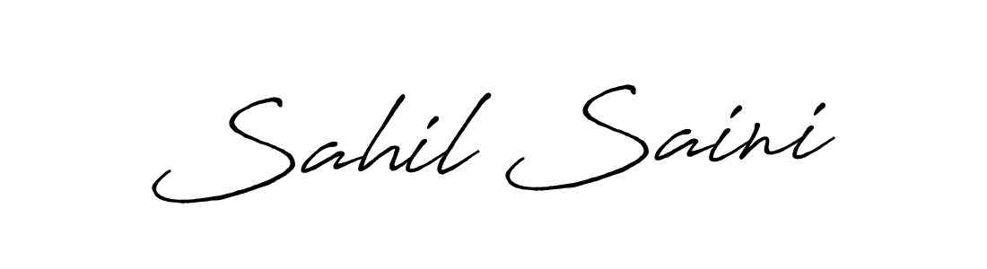 if you are searching for the best signature style for your name Sahil Saini. so please give up your signature search. here we have designed multiple signature styles  using Antro_Vectra_Bolder. Sahil Saini signature style 7 images and pictures png