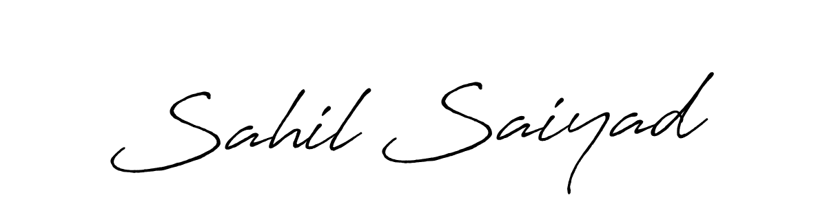 It looks lik you need a new signature style for name Sahil Saiyad. Design unique handwritten (Antro_Vectra_Bolder) signature with our free signature maker in just a few clicks. Sahil Saiyad signature style 7 images and pictures png