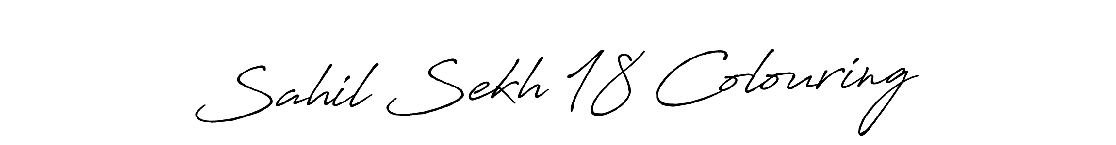 How to Draw Sahil Sekh 18 Colouring signature style? Antro_Vectra_Bolder is a latest design signature styles for name Sahil Sekh 18 Colouring. Sahil Sekh 18 Colouring signature style 7 images and pictures png