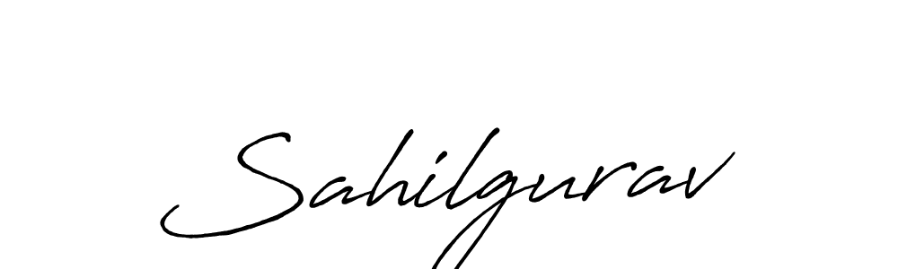 Also we have Sahilgurav name is the best signature style. Create professional handwritten signature collection using Antro_Vectra_Bolder autograph style. Sahilgurav signature style 7 images and pictures png