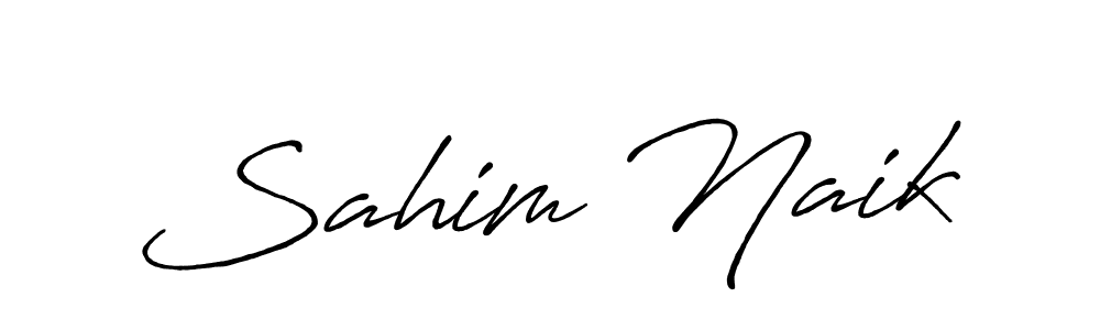 Make a beautiful signature design for name Sahim Naik. Use this online signature maker to create a handwritten signature for free. Sahim Naik signature style 7 images and pictures png