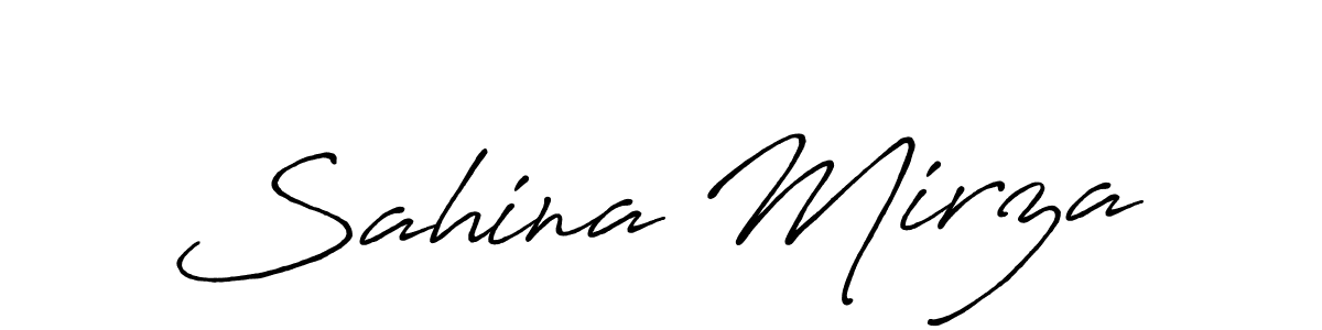 Similarly Antro_Vectra_Bolder is the best handwritten signature design. Signature creator online .You can use it as an online autograph creator for name Sahina Mirza. Sahina Mirza signature style 7 images and pictures png