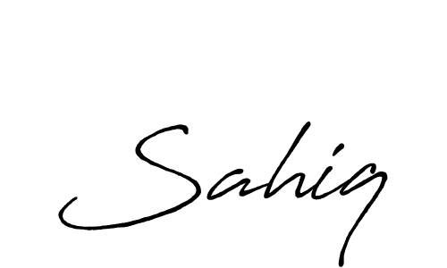 It looks lik you need a new signature style for name Sahiq. Design unique handwritten (Antro_Vectra_Bolder) signature with our free signature maker in just a few clicks. Sahiq signature style 7 images and pictures png