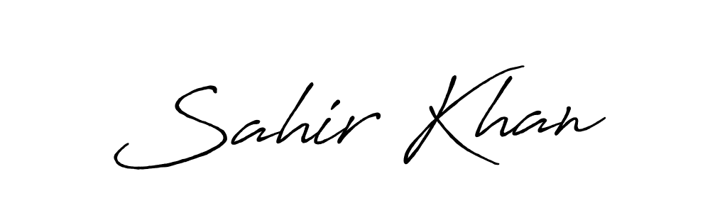 Antro_Vectra_Bolder is a professional signature style that is perfect for those who want to add a touch of class to their signature. It is also a great choice for those who want to make their signature more unique. Get Sahir Khan name to fancy signature for free. Sahir Khan signature style 7 images and pictures png