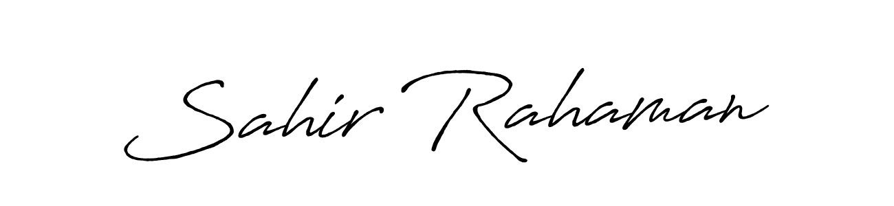 This is the best signature style for the Sahir Rahaman name. Also you like these signature font (Antro_Vectra_Bolder). Mix name signature. Sahir Rahaman signature style 7 images and pictures png