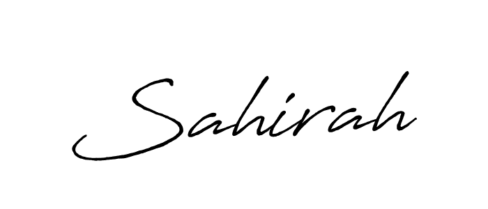 Also You can easily find your signature by using the search form. We will create Sahirah name handwritten signature images for you free of cost using Antro_Vectra_Bolder sign style. Sahirah signature style 7 images and pictures png