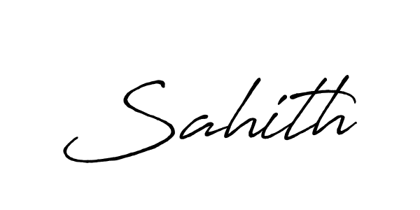 Similarly Antro_Vectra_Bolder is the best handwritten signature design. Signature creator online .You can use it as an online autograph creator for name Sahith. Sahith signature style 7 images and pictures png