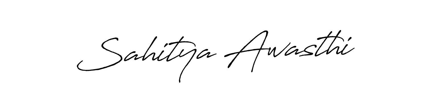 Once you've used our free online signature maker to create your best signature Antro_Vectra_Bolder style, it's time to enjoy all of the benefits that Sahitya Awasthi name signing documents. Sahitya Awasthi signature style 7 images and pictures png