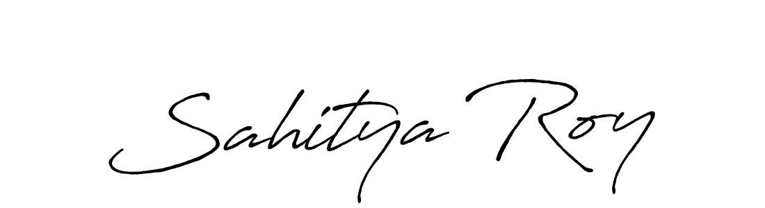 Once you've used our free online signature maker to create your best signature Antro_Vectra_Bolder style, it's time to enjoy all of the benefits that Sahitya Roy name signing documents. Sahitya Roy signature style 7 images and pictures png