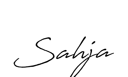 How to Draw Sahja signature style? Antro_Vectra_Bolder is a latest design signature styles for name Sahja. Sahja signature style 7 images and pictures png