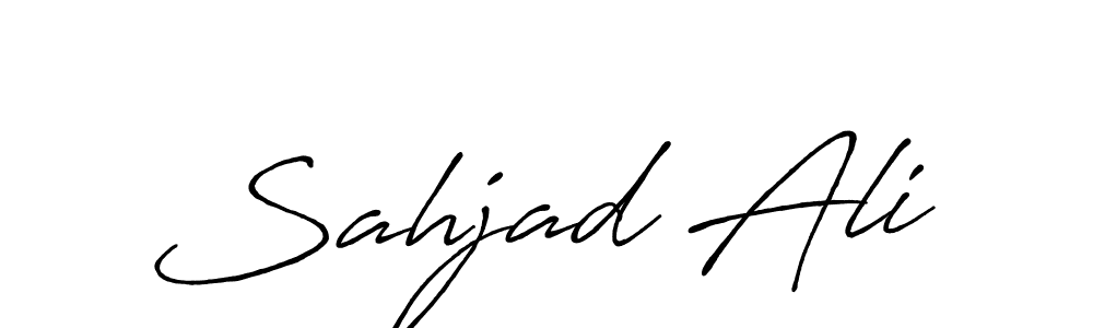 if you are searching for the best signature style for your name Sahjad Ali. so please give up your signature search. here we have designed multiple signature styles  using Antro_Vectra_Bolder. Sahjad Ali signature style 7 images and pictures png