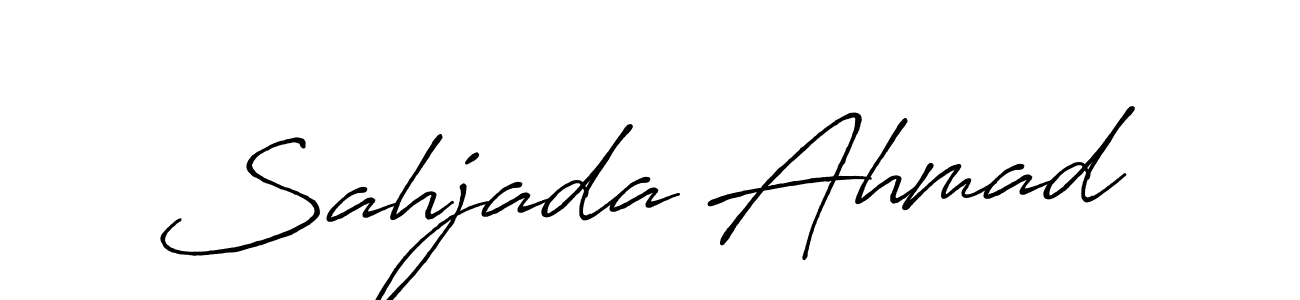 Make a beautiful signature design for name Sahjada Ahmad. Use this online signature maker to create a handwritten signature for free. Sahjada Ahmad signature style 7 images and pictures png