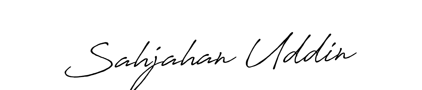 The best way (Antro_Vectra_Bolder) to make a short signature is to pick only two or three words in your name. The name Sahjahan Uddin include a total of six letters. For converting this name. Sahjahan Uddin signature style 7 images and pictures png