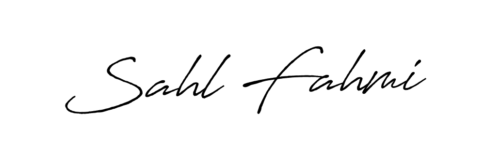 Also we have Sahl Fahmi name is the best signature style. Create professional handwritten signature collection using Antro_Vectra_Bolder autograph style. Sahl Fahmi signature style 7 images and pictures png