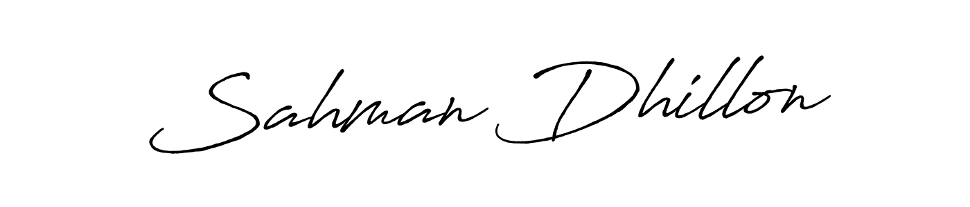 This is the best signature style for the Sahman Dhillon name. Also you like these signature font (Antro_Vectra_Bolder). Mix name signature. Sahman Dhillon signature style 7 images and pictures png
