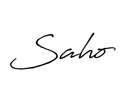 Here are the top 10 professional signature styles for the name Saho. These are the best autograph styles you can use for your name. Saho signature style 7 images and pictures png
