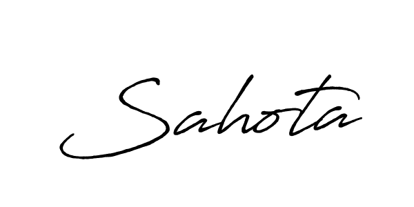 You should practise on your own different ways (Antro_Vectra_Bolder) to write your name (Sahota) in signature. don't let someone else do it for you. Sahota signature style 7 images and pictures png