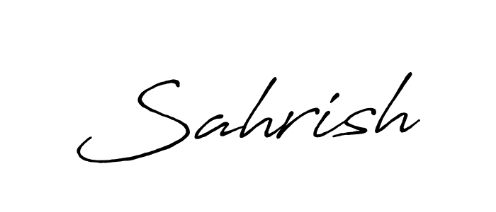 Also we have Sahrish name is the best signature style. Create professional handwritten signature collection using Antro_Vectra_Bolder autograph style. Sahrish signature style 7 images and pictures png