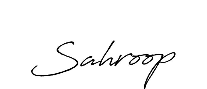 It looks lik you need a new signature style for name Sahroop. Design unique handwritten (Antro_Vectra_Bolder) signature with our free signature maker in just a few clicks. Sahroop signature style 7 images and pictures png