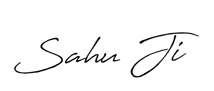 The best way (Antro_Vectra_Bolder) to make a short signature is to pick only two or three words in your name. The name Sahu Ji include a total of six letters. For converting this name. Sahu Ji signature style 7 images and pictures png