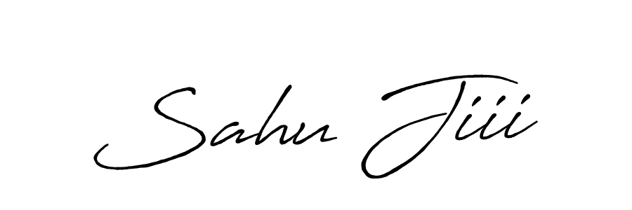 Once you've used our free online signature maker to create your best signature Antro_Vectra_Bolder style, it's time to enjoy all of the benefits that Sahu Jiii name signing documents. Sahu Jiii signature style 7 images and pictures png