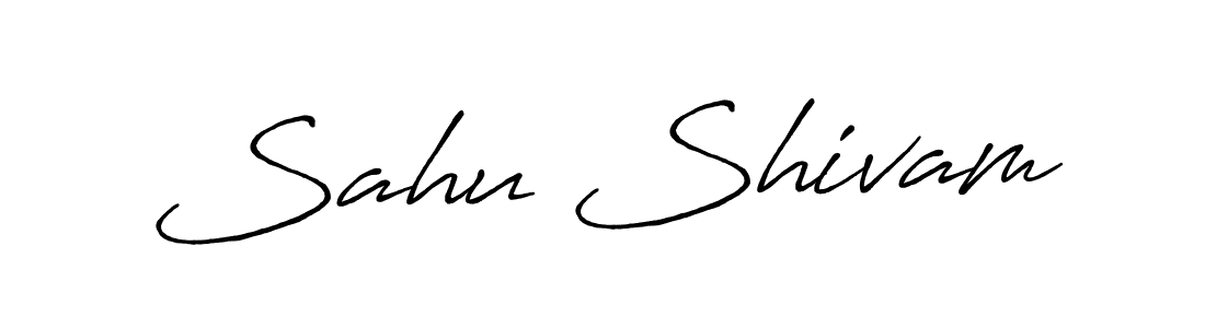 You should practise on your own different ways (Antro_Vectra_Bolder) to write your name (Sahu Shivam) in signature. don't let someone else do it for you. Sahu Shivam signature style 7 images and pictures png